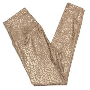 Beyond Yoga | High Waisted Animal Print Shine Leggings